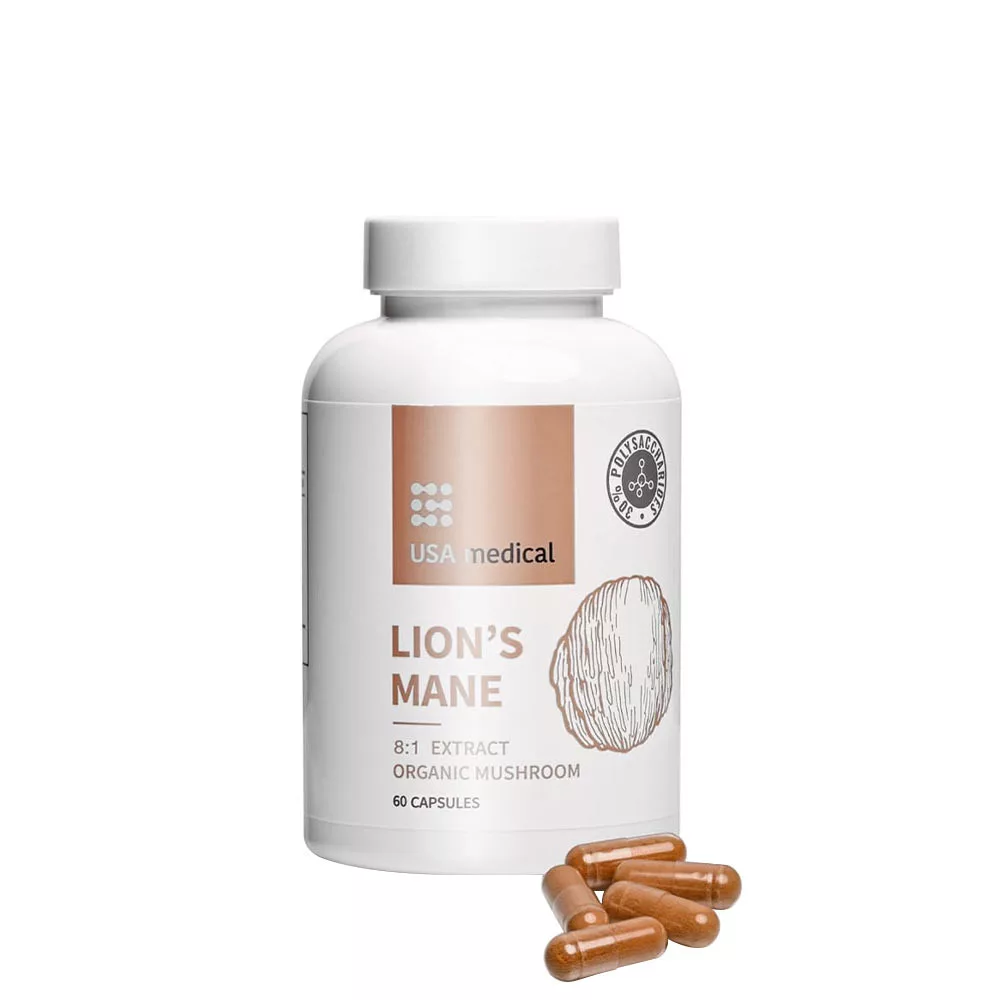Lion's Mane, 600mg - 60 vegan caps main image 0